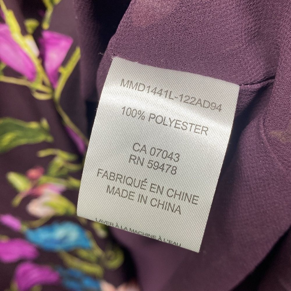 Belle Vere Floral Wrap Dress Small - Picture 3 of 6